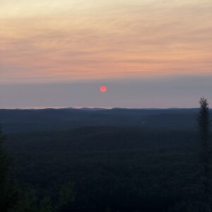 Red sun