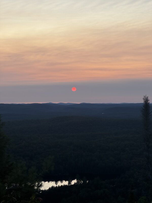 Red sun
