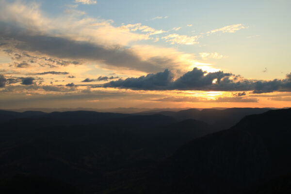 Mountain sky view